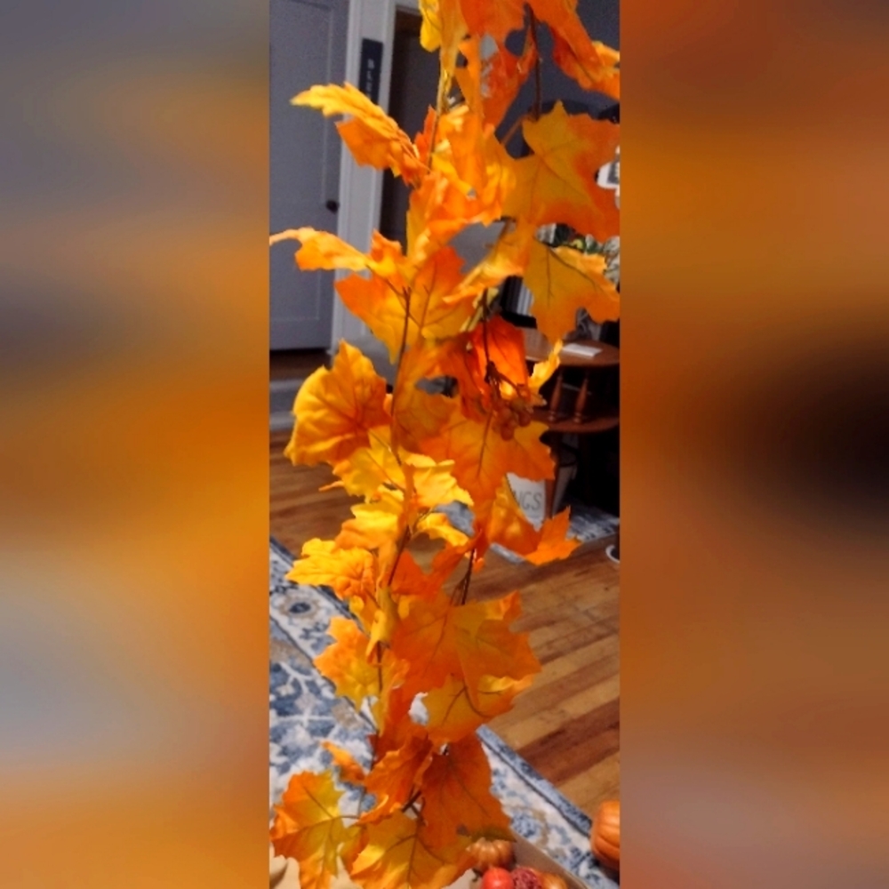 Autumn Leaf Garland - 6 foot